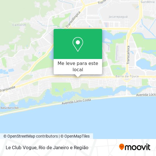 Le Club Vogue mapa