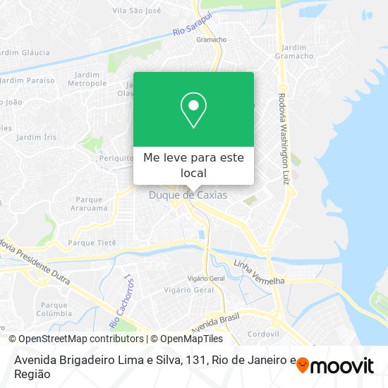 Avenida Brigadeiro Lima e Silva, 131 mapa
