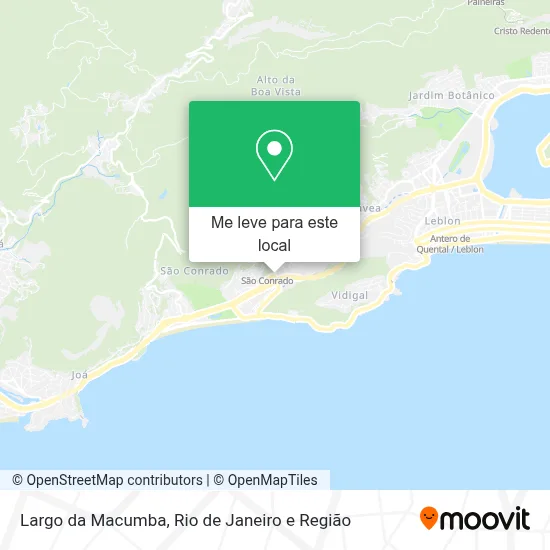 Largo da Macumba mapa