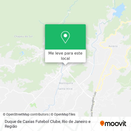 Duque de Caxias Futebol Clube mapa