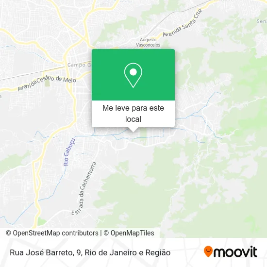 Rua José Barreto, 9 mapa