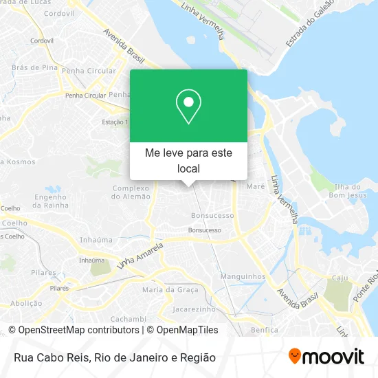Rua Cabo Reis mapa