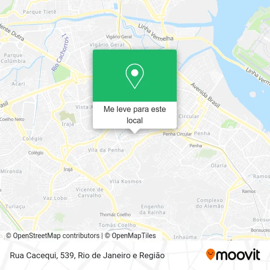 Rua Cacequi, 539 mapa