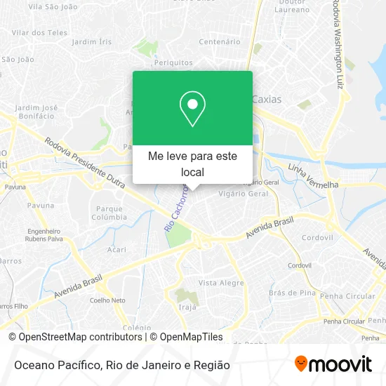 Oceano Pacífico mapa