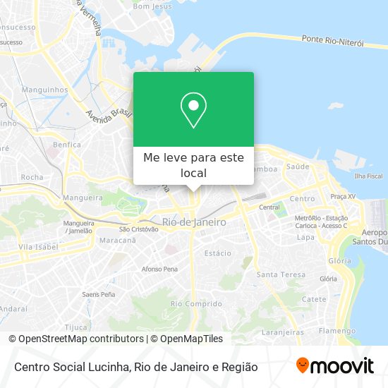 Centro Social Lucinha mapa