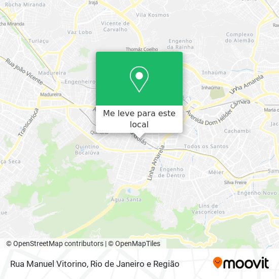 Rua Manuel Vitorino mapa