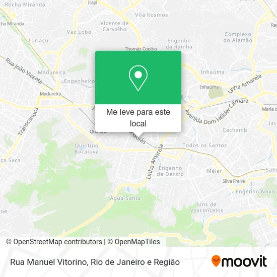 Rua Manuel Vitorino mapa