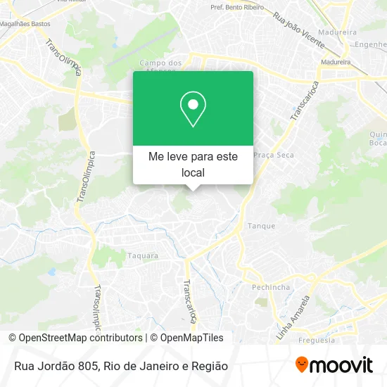 Rua Jordão 805 mapa