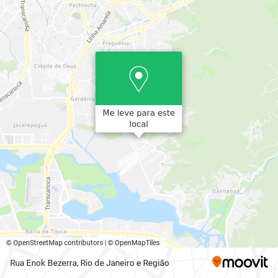 Rua Enok Bezerra mapa