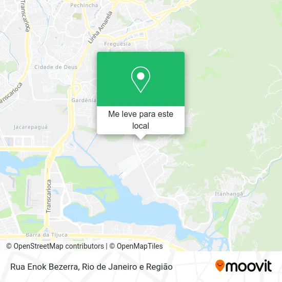 Rua Enok Bezerra mapa