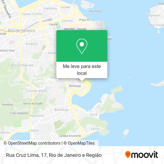 Rua Cruz Lima, 17 mapa
