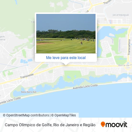 Campo Olímpico de Golfe mapa