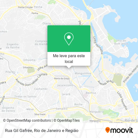 Rua Gil Gafrée mapa