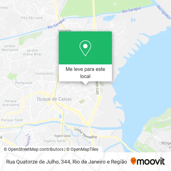 Rua Quatorze de Julho, 344 mapa
