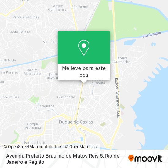 Avenida Prefeito Braulino de Matos Reis 5 mapa