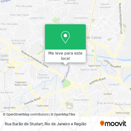 Rua Barão de Studart mapa