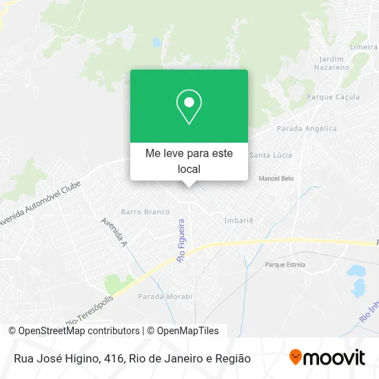 Rua José Higino, 416 mapa