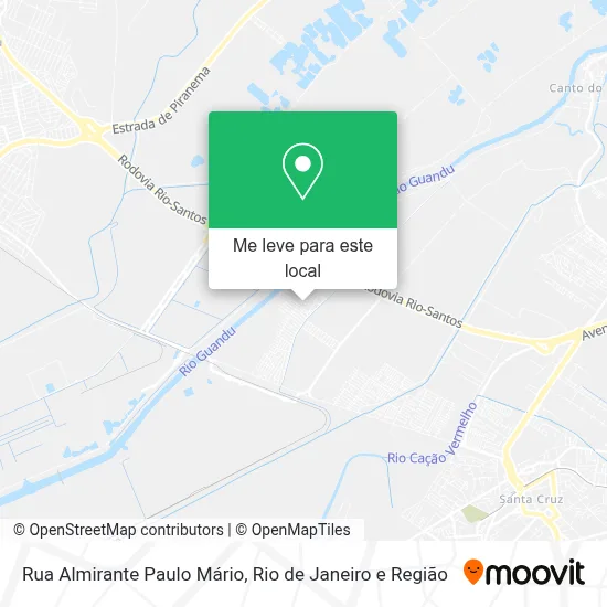 Rua Almirante Paulo Mário mapa