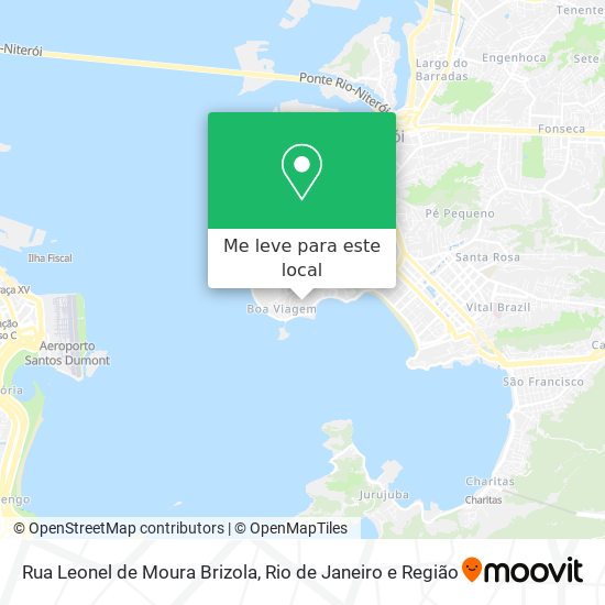 Rua Leonel de Moura Brizola mapa