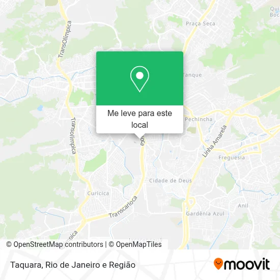 Taquara mapa