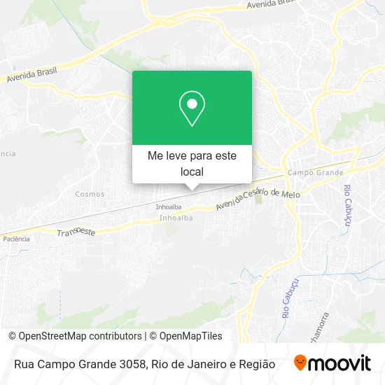 Rua Campo Grande 3058 mapa