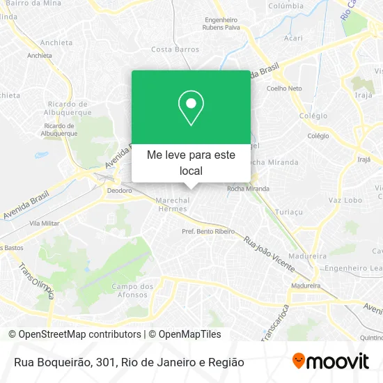 Rua Boqueirão, 301 mapa
