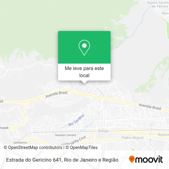 Estrada do Gericino 641 mapa