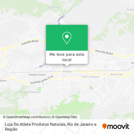 Loja Do Atleta Produtos Naturais mapa