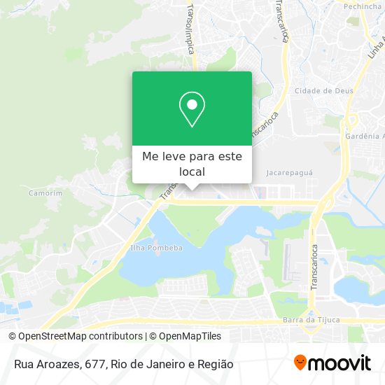Rua Aroazes, 677 mapa