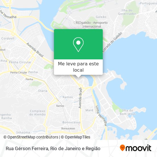 Rua Gérson Ferreira mapa