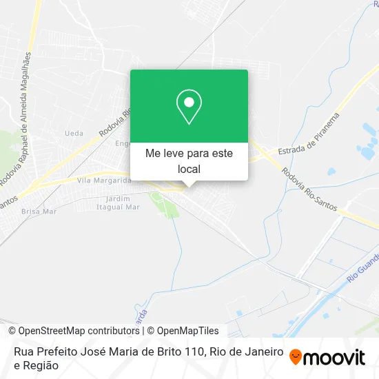Rua Prefeito José Maria de Brito 110 mapa
