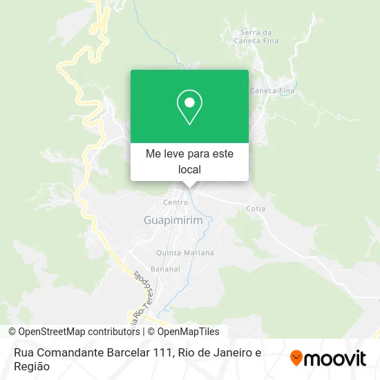 Rua Comandante Barcelar 111 mapa