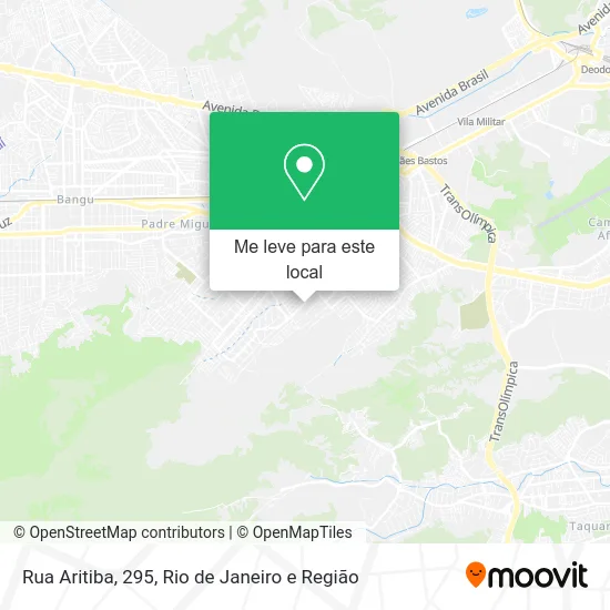 Rua Aritiba, 295 mapa