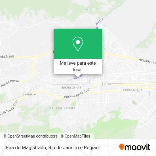 Rua do Magistrado mapa
