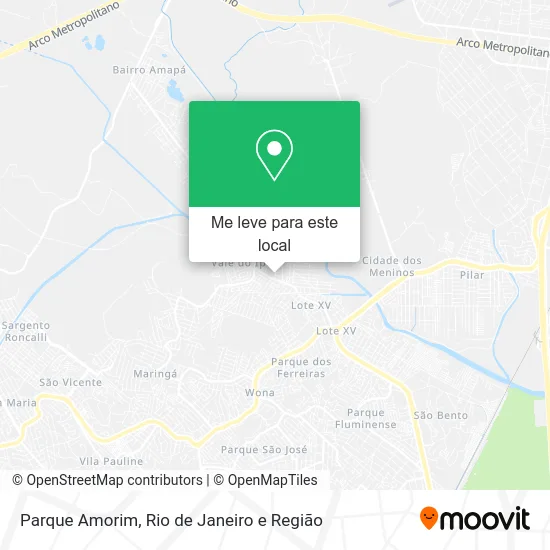 Parque Amorim mapa