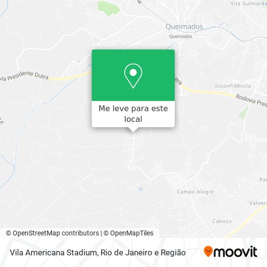 Vila Americana Stadium mapa