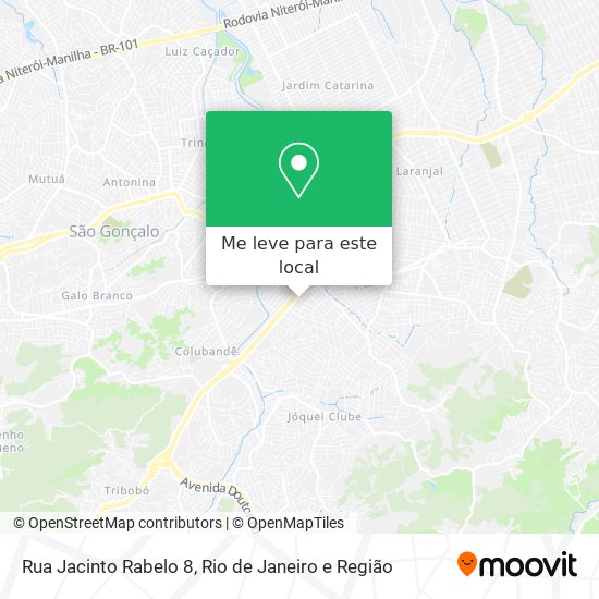 Rua Jacinto Rabelo 8 mapa