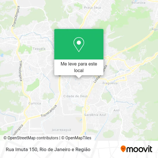 Rua Imuta 150 mapa