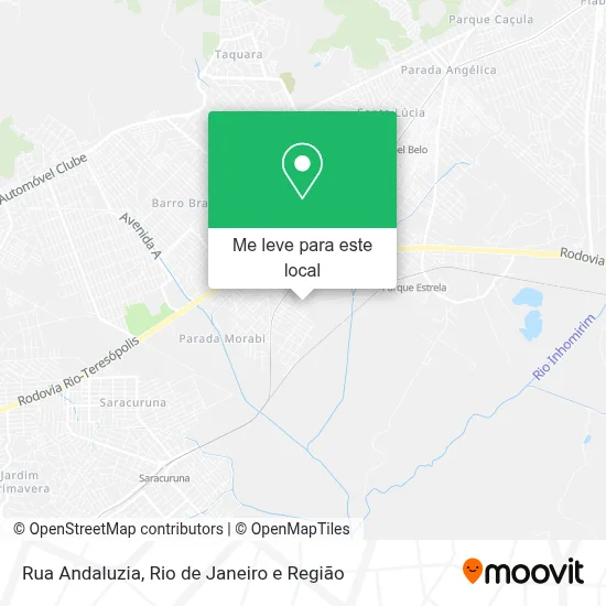 Rua Andaluzia mapa