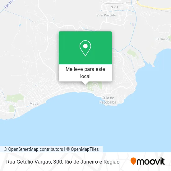 Rua Getúlio Vargas, 300 mapa