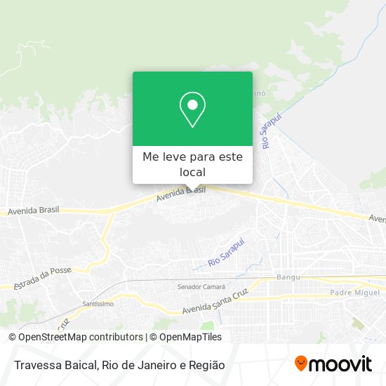 Travessa Baical mapa