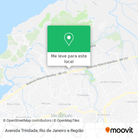 Avenida Trindade mapa