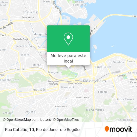 Rua Catalão, 10 mapa