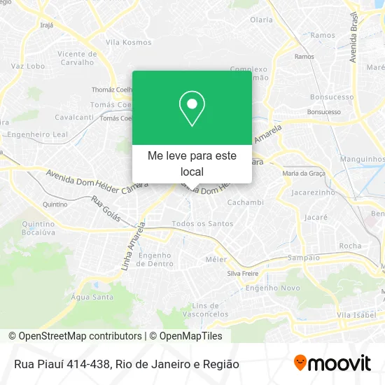 Rua Piauí 414-438 mapa