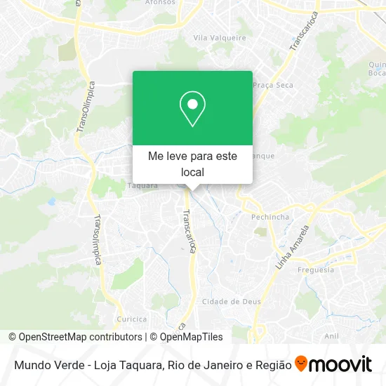 Mundo Verde - Loja Taquara mapa