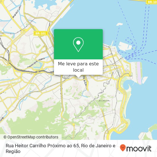 Rua Heitor Carrilho Próximo ao 65 mapa