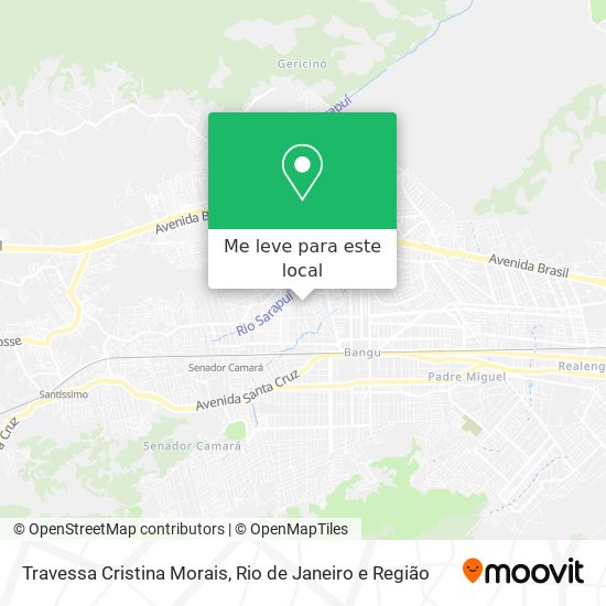 Travessa Cristina Morais mapa