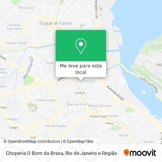 Choperia O Bom da Brasa mapa