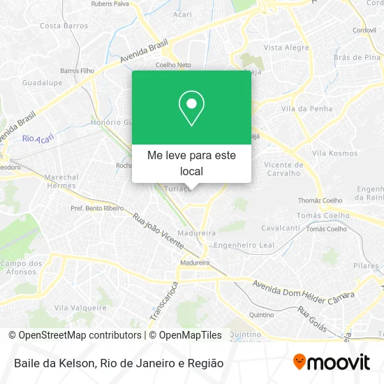 Baile da Kelson mapa