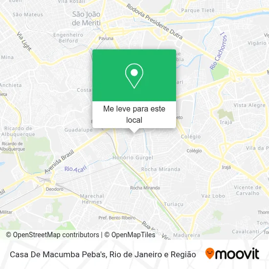 Casa De Macumba Peba's mapa